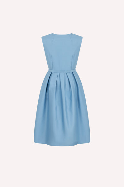 Dice Kayek Sleeveless Midi Dress BLUE