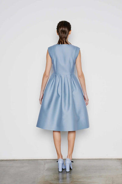 Dice Kayek Sleeveless Midi Dress BLUE