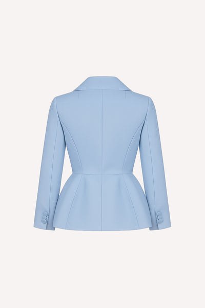 Dice Kayek Tailored Peplum Blazer BLUE