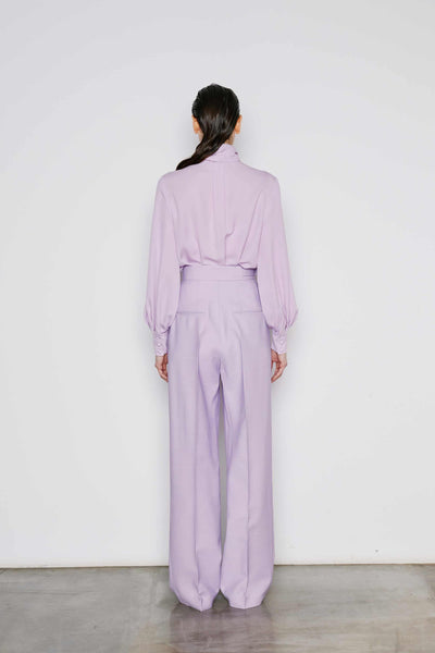 Dice Kayek Tailored Wide-Leg Trousers LILAC