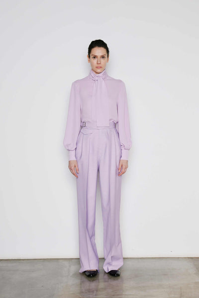 Dice Kayek Tailored Wide-Leg Trousers LILAC