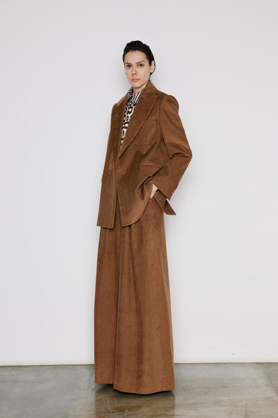 Dice Kayek Wide Leg Corduroy Pants BEIGE