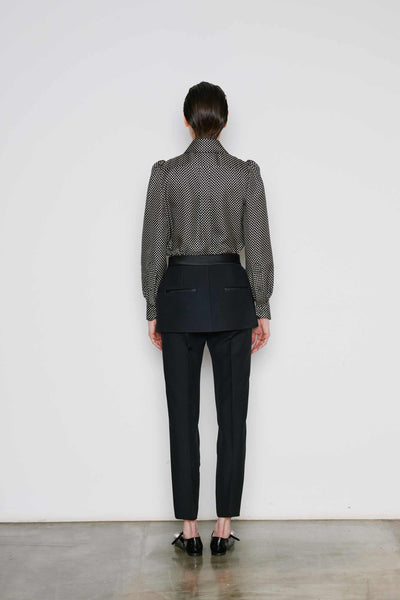 Dice Kayek Sleek Black Tailored Tapered Trousers BLACK