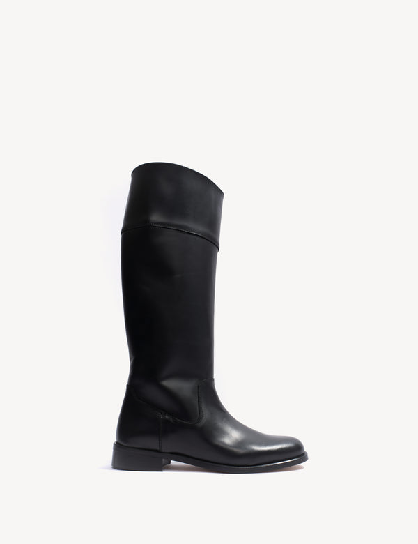 dico copenhagen Cavalry Boot In Black Calfskin