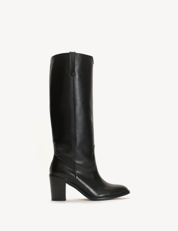 dico copenhagen Janie Boot In Black Texas Leather