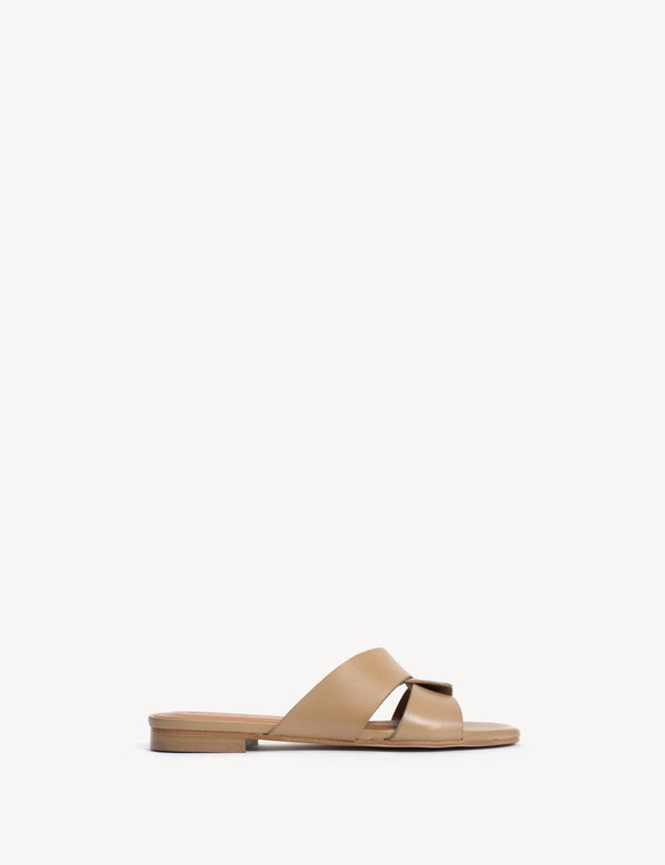 dico copenhagen Lulu Mule In Beige Calfskin