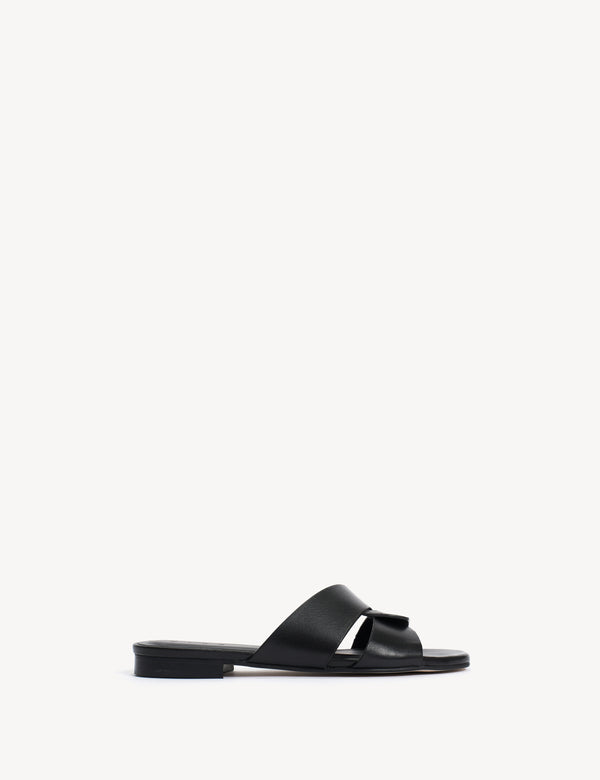 dico copenhagen Lulu Mule In Black Calfskin