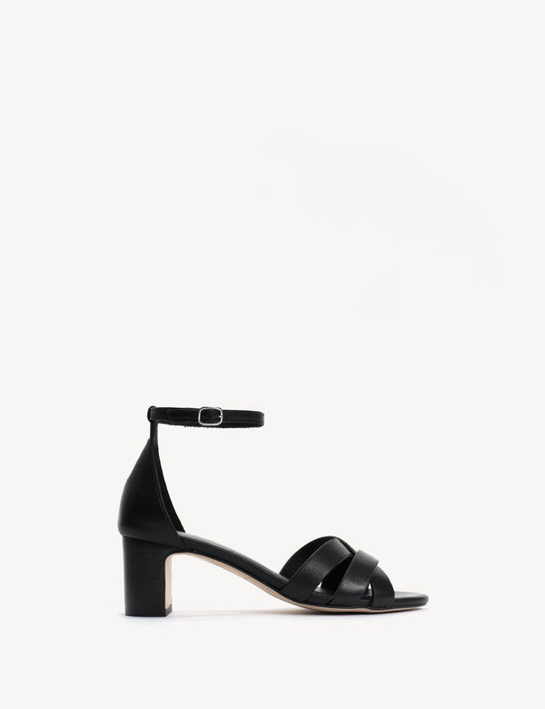 dico copenhagen Kaia Regular Sandal In Black Calfskin