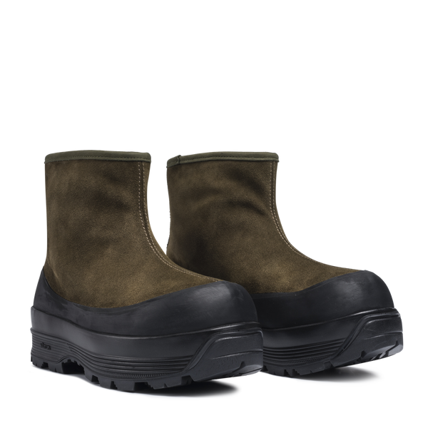 Diemme Badia Shearling Capers Green Suede W