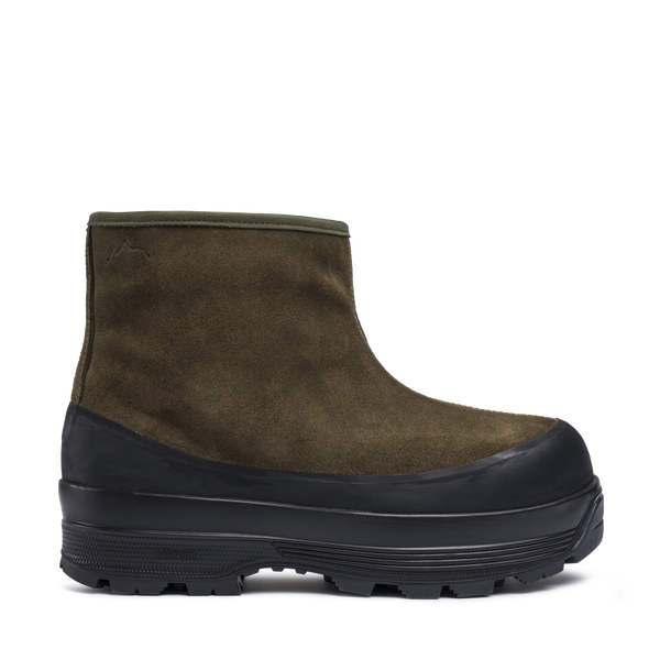 diemme Badia Shearling Capers Green Suede W