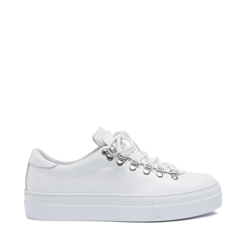 Diemme Marostica Low White Nappa Platform W