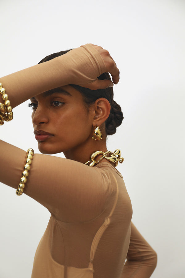 Dinosaur Designs Ball Bangle Nano-Coated Brass