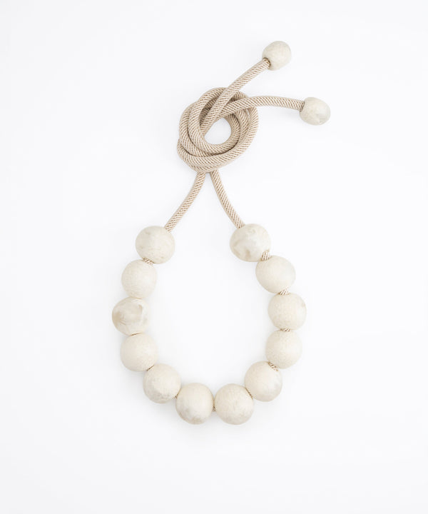 dinosaur designs Bold Ball Necklace Chalk Swirl