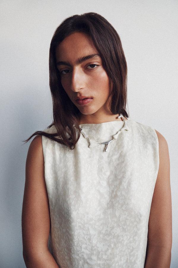 Dinosaur Designs Bones Choker Granite