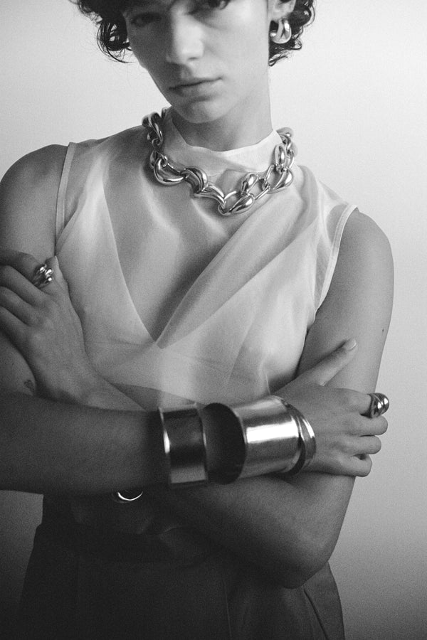 Dinosaur Designs Cocoon Choker Nano-Coated Brass