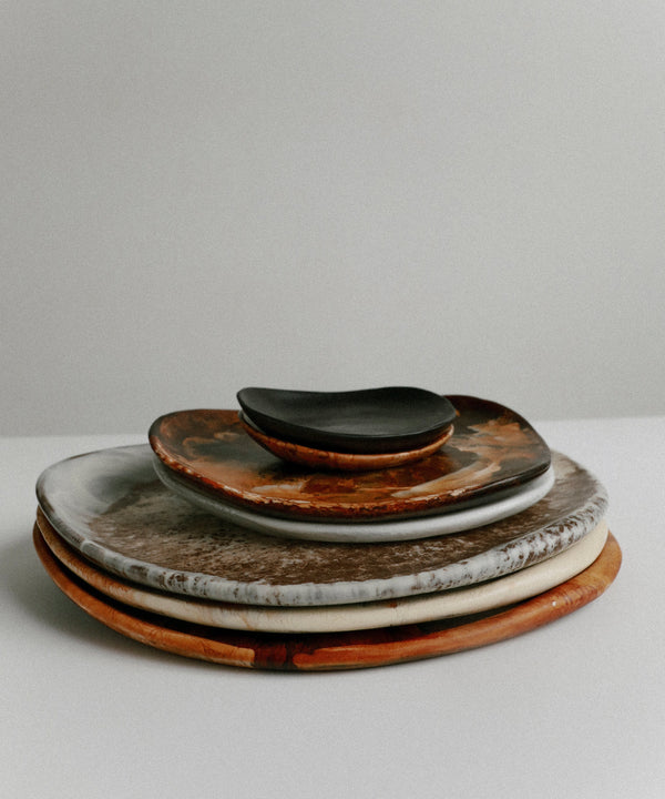 Dinosaur Designs Large Pebble Platter Pollen