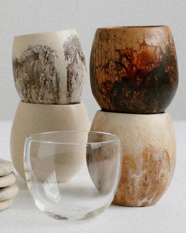 Dinosaur Designs Large Rock Cup Slate