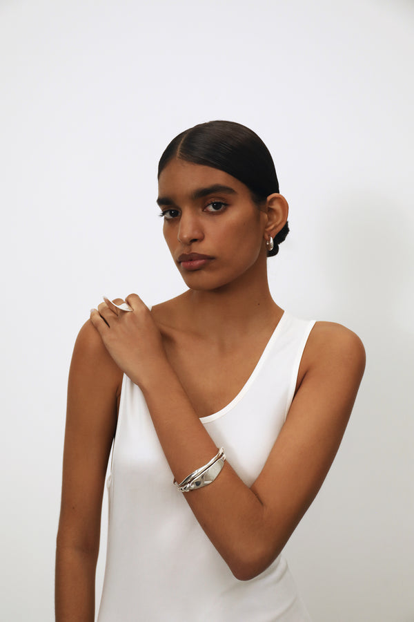 Dinosaur Designs Liquid Bangle 925 Sterling Silver