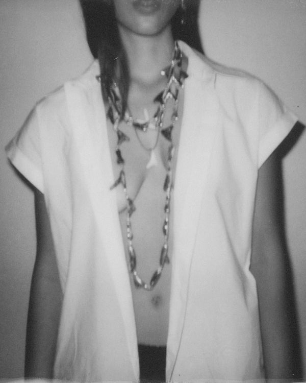 Dinosaur Designs Long Bones Necklace Slate