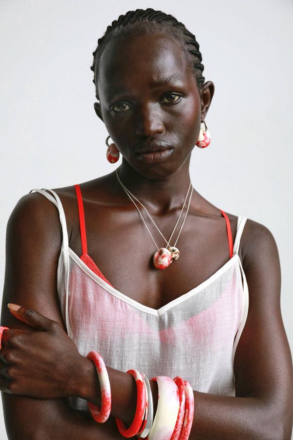 Dinosaur Designs Medium Splash Earrings Water