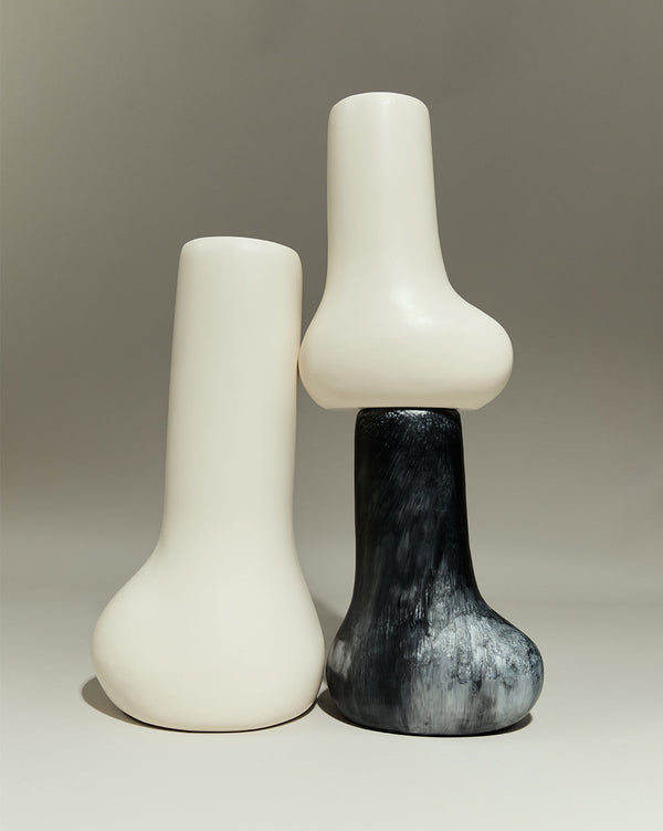 Dinosaur Designs Medium Stem Vase Slate