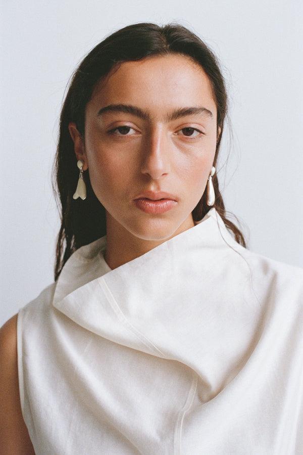 Dinosaur Designs Medium Wishbone Earrings Slate