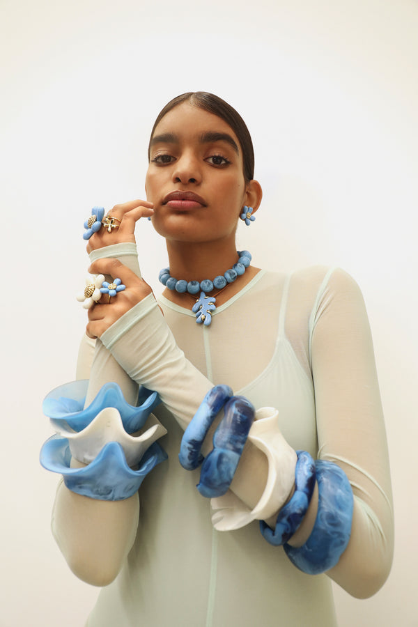 Dinosaur Designs Orchid Bangle Cream