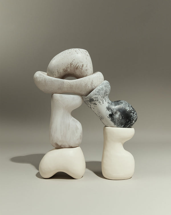 Dinosaur Designs Pirouette Vase Slate