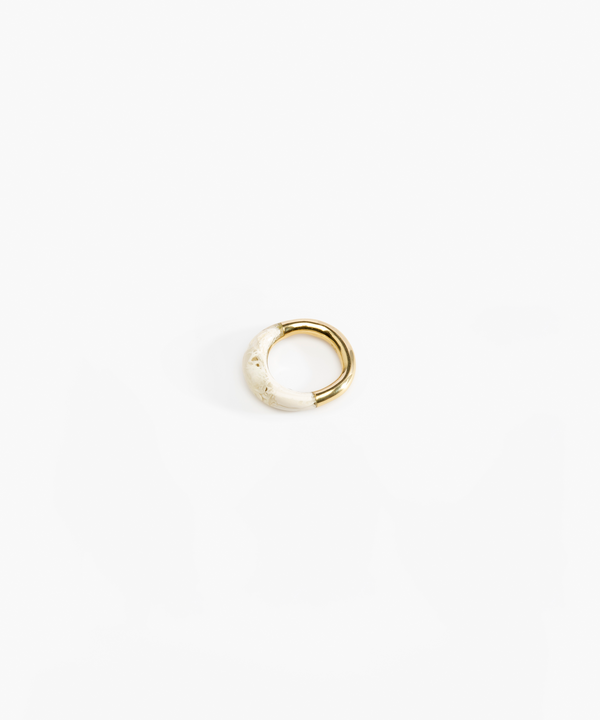 dinosaur designs Small Horn Ring Cream