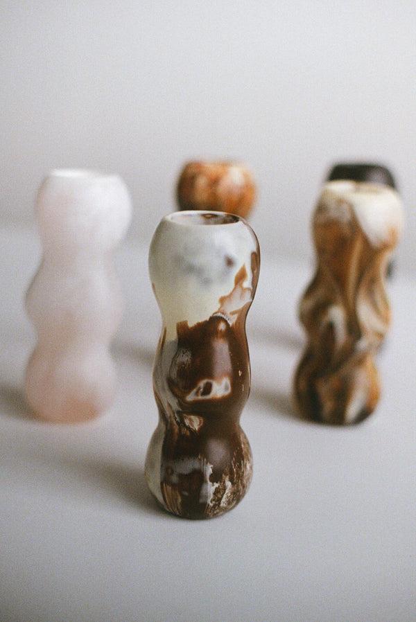 Dinosaur Designs Small Mountain Vase Black