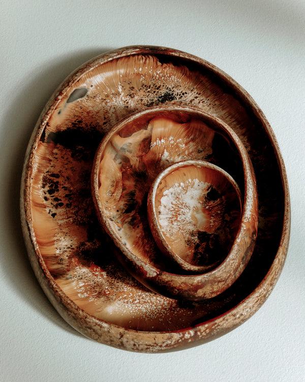 Dinosaur Designs Small Rock Bowl Cream