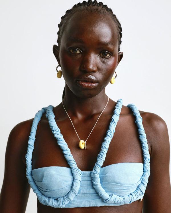 Dinosaur Designs Small Splash Chain Pendant Water