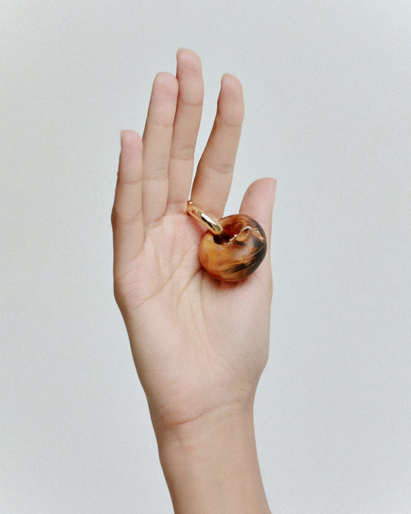 Dinosaur Designs Splash Keyring Snow Swirl