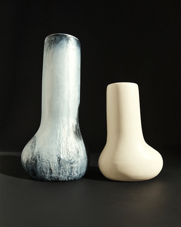 Dinosaur Designs Tall Stem Vase Slate