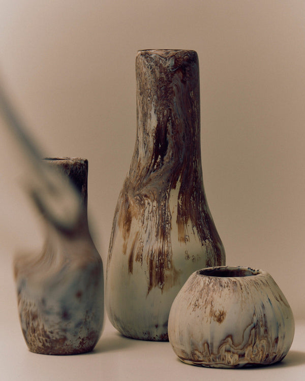 Dinosaur Designs Tall Studio Vase Cream