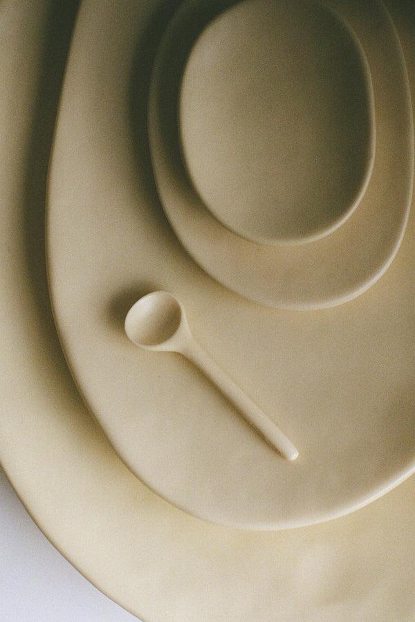 Dinosaur Designs Temple Dish Cream