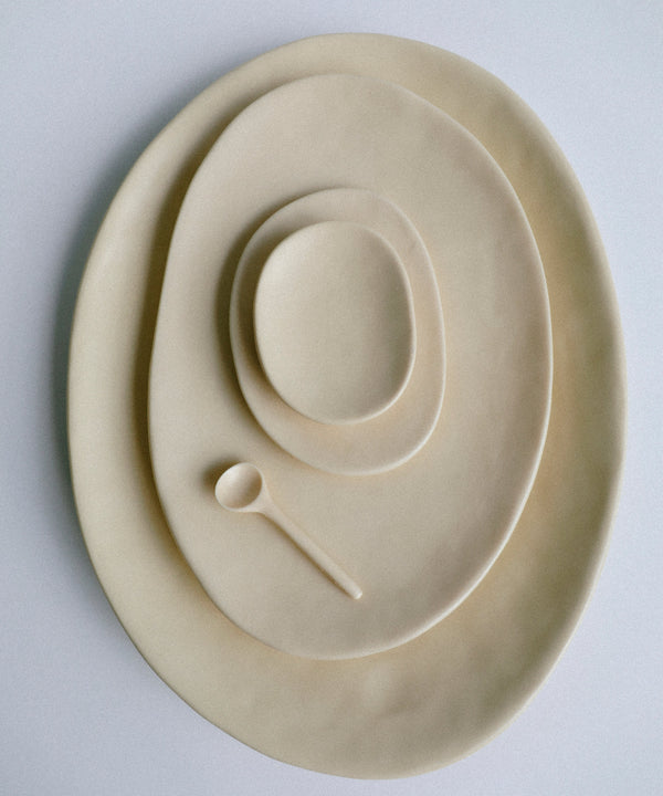 Dinosaur Designs Temple Side Plate Cream