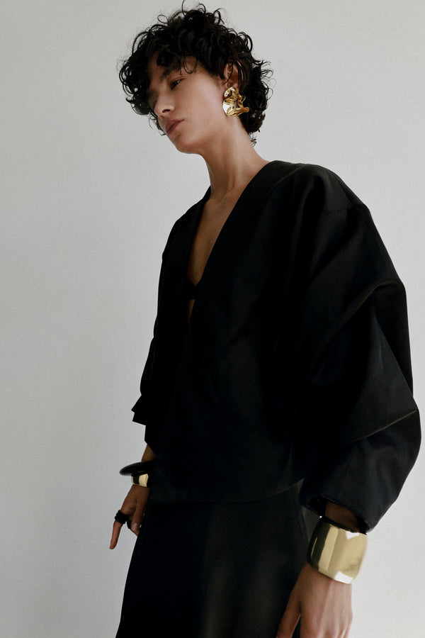 Dinosaur Designs Wave Earrings Nano-Coated Brass