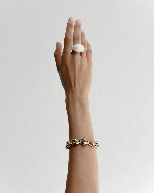 Dinosaur Designs Hug Chain Bracelet Nano-Coated Brass