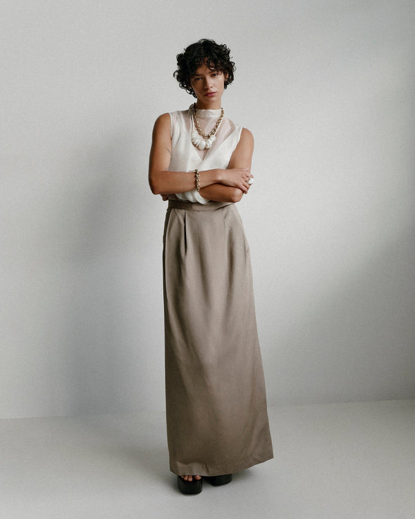 Dinosaur Designs Hug Chain Choker Silver-Plated Brass