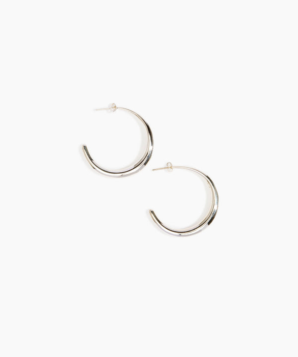 dinosaur designs Large Liquid Hoop Earrings 925 Sterling Silver