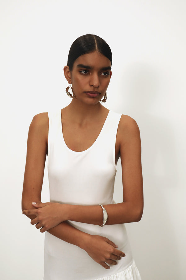 Dinosaur Designs Medium Olive Leaf Earrings Nano-Coated Brass