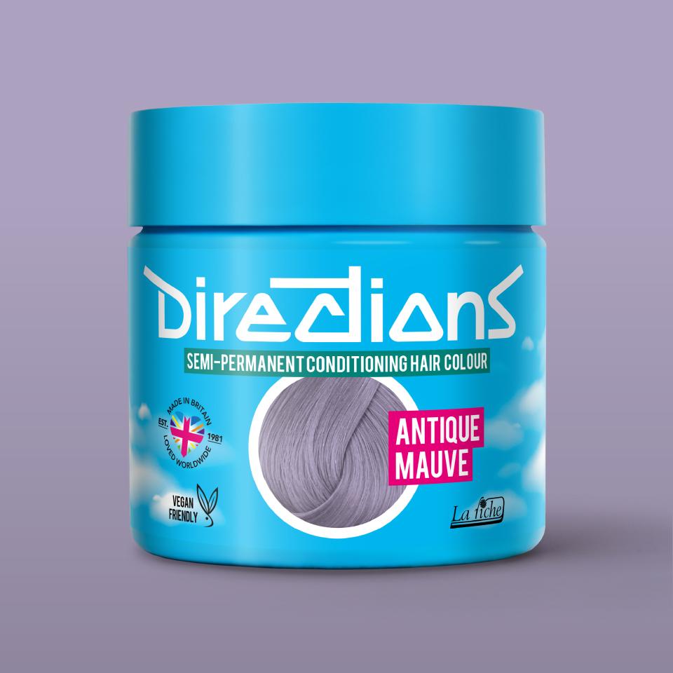 directions hair colour Antique Mauve Semi-permanent hair colour