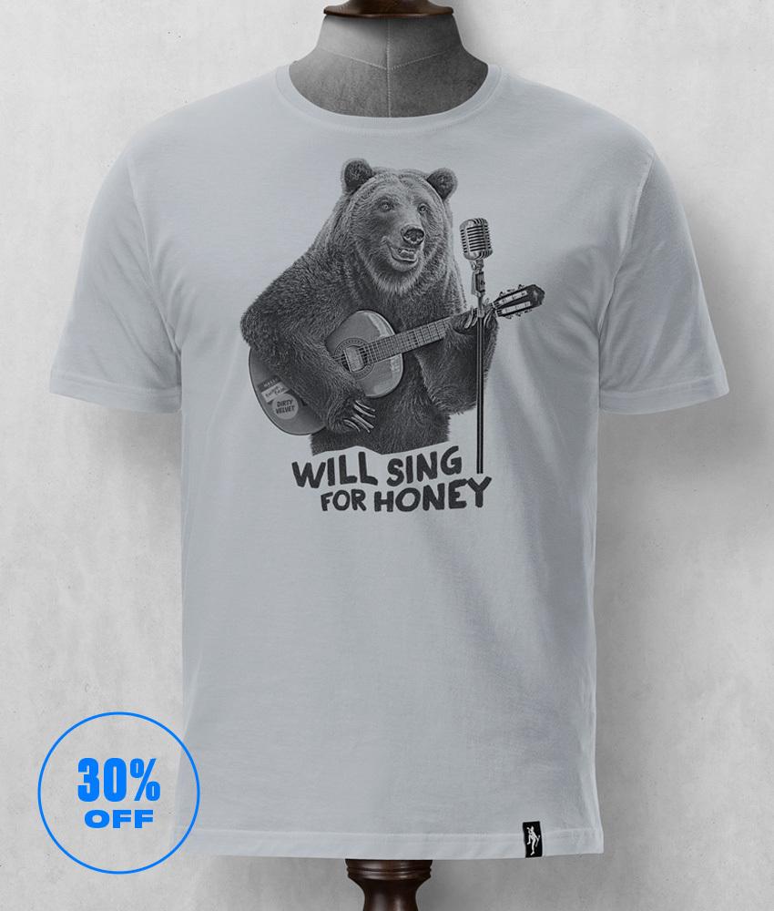 dirty velvet Busker Bear