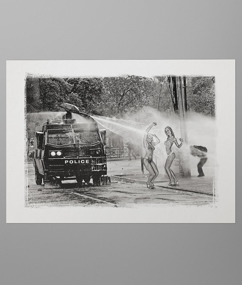 dirty velvet Crowd Control Art Print