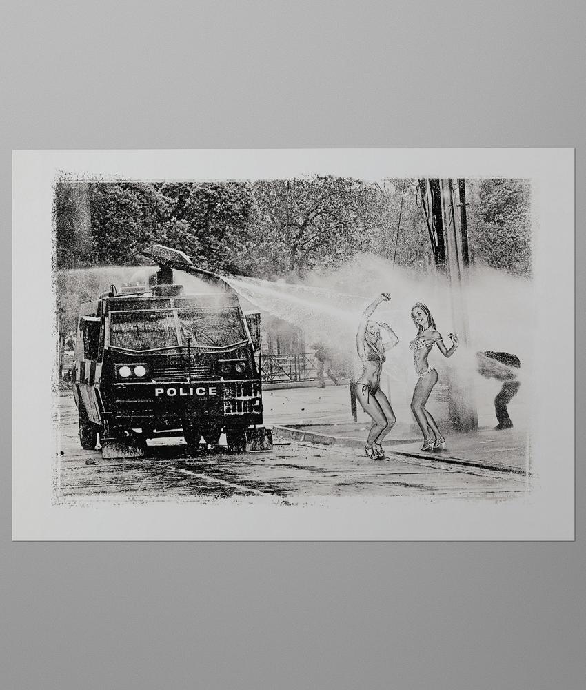 dirty velvet Crowd Control Art Print