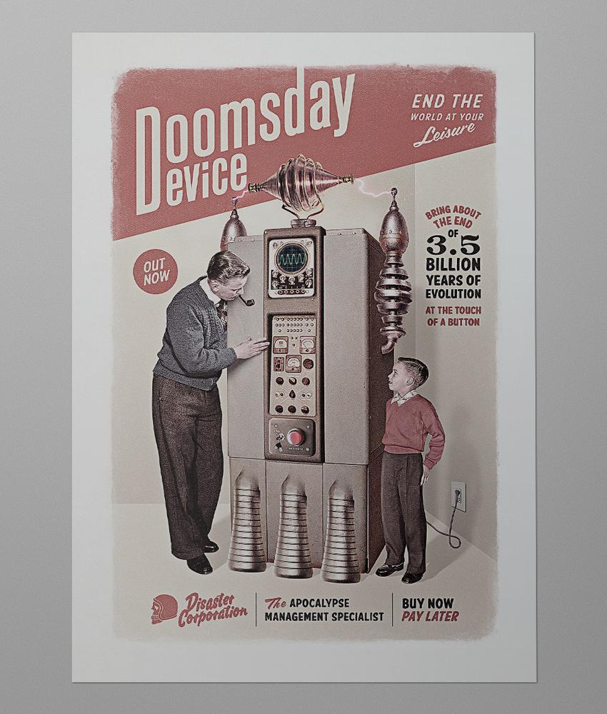 dirty velvet Doomsday Device Art Print