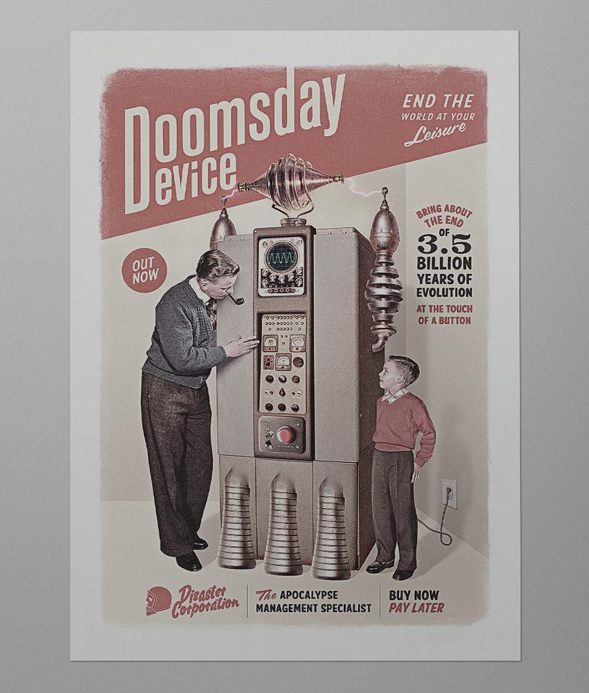 dirty velvet Doomsday Device Art Print