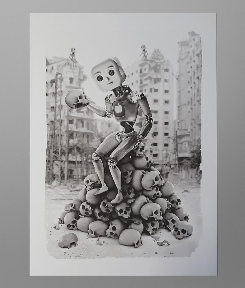 dirty velvet iRobot Art Print