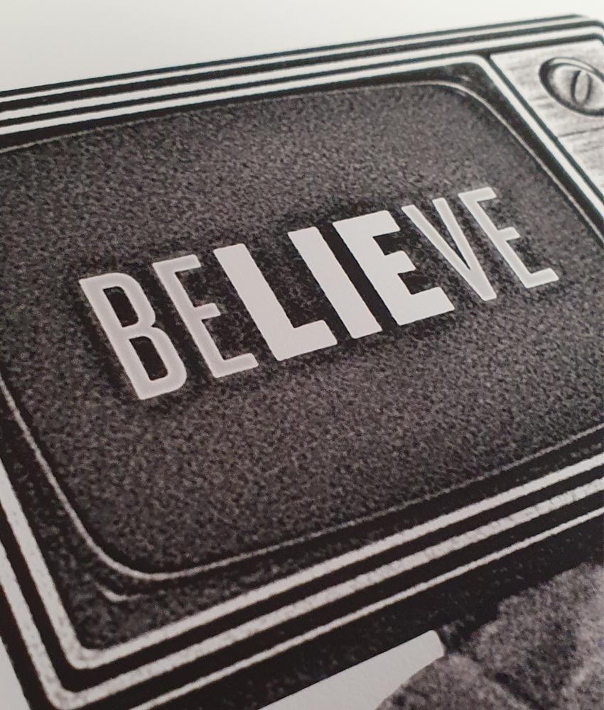 Dirty Velvet Screen Messiah Art Print